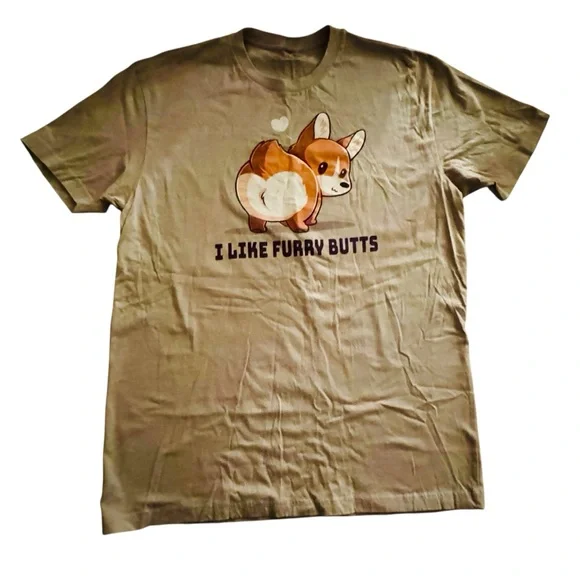 Rae Dunn Corgi bundle size L Teeturtle tee shirt furry butts mug dog funny - Picture 6 of 10